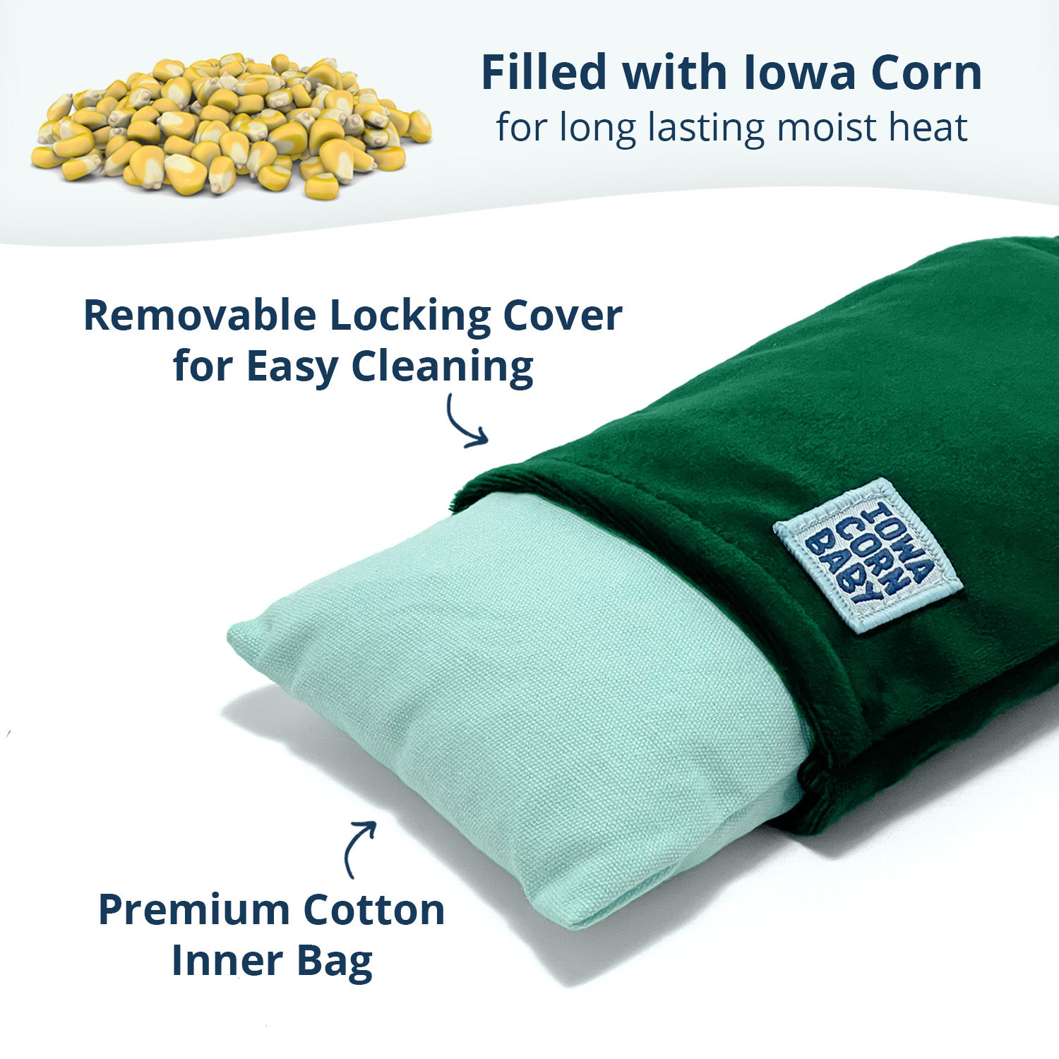 Large Corn Bag - Color Explosion - Hot and Cold Therapy, Moist